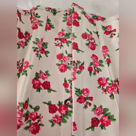 Adore Me Floral Corset Top | NWT Size XL | Romantic Vintage-Inspired Bustier - Picture 2 of 7